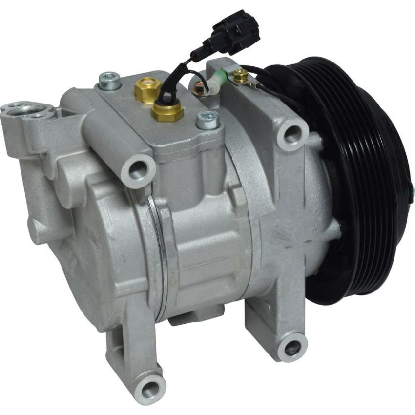 Universal Air Conditioning CO 10387C A/C Compressor -- UAC DKV14G Compressor Assembly