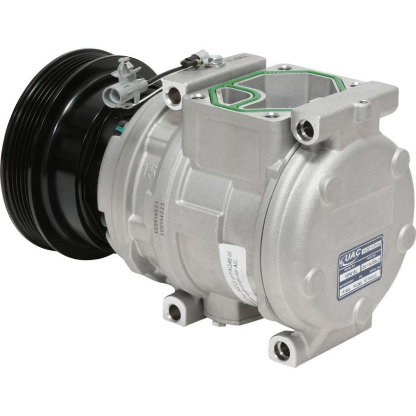 Universal Air Conditioning CO 10412GLC A/C Compressor -- UAC 10PA15L Compressor Assembly