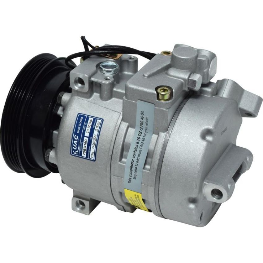 Universal Air Conditioning CO 105104C A/C Compressor -- UAC SD7SB16C Compressor Assembly