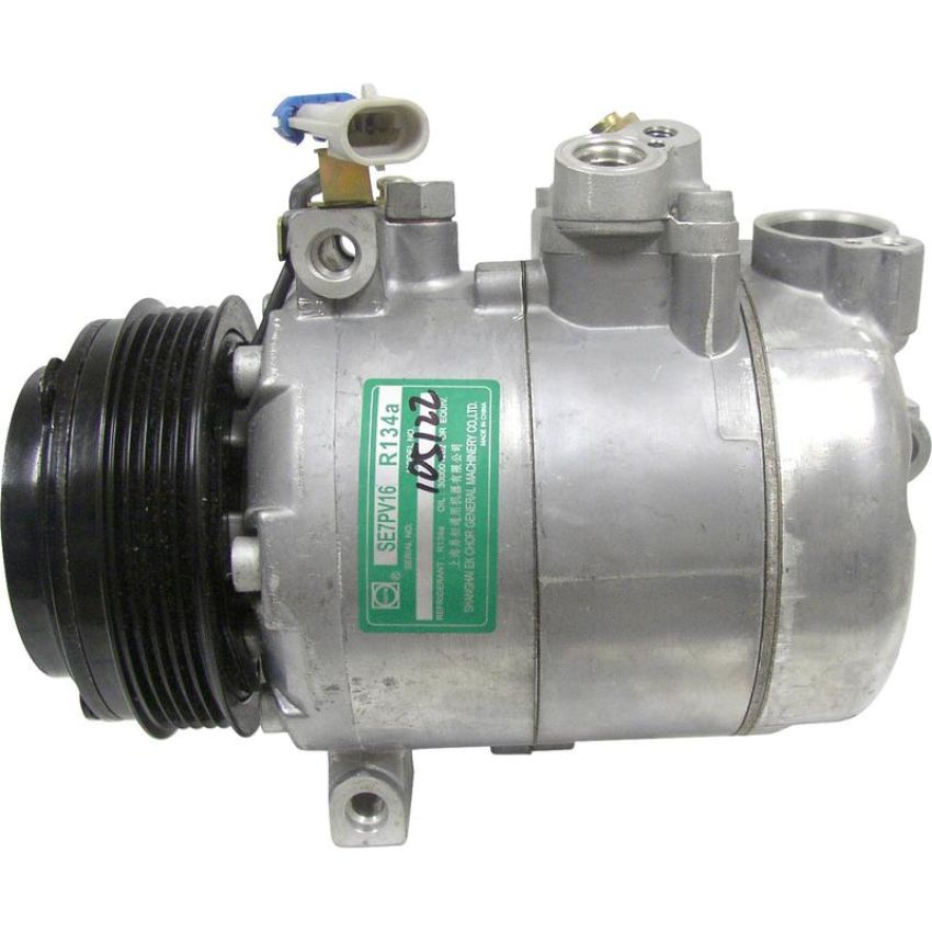 Universal Air Conditioning CO 105122C A/C Compressor -- UAC SD7SB16C Compressor Assembly