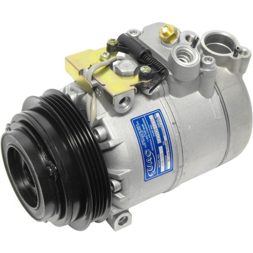 Universal Air Conditioning CO 105123C A/C Compressor -- UAC SD7SB16C Compressor Assembly