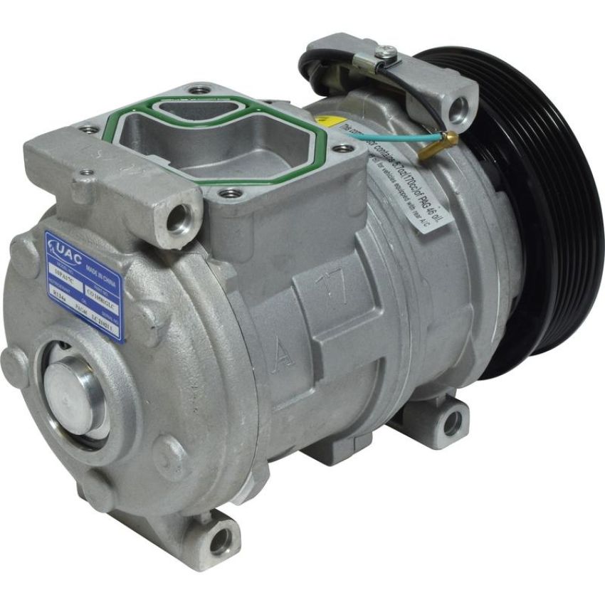Universal Air Conditioning CO 10581GLC A/C Compressor -- UAC 10PA17C Compressor Assembly
