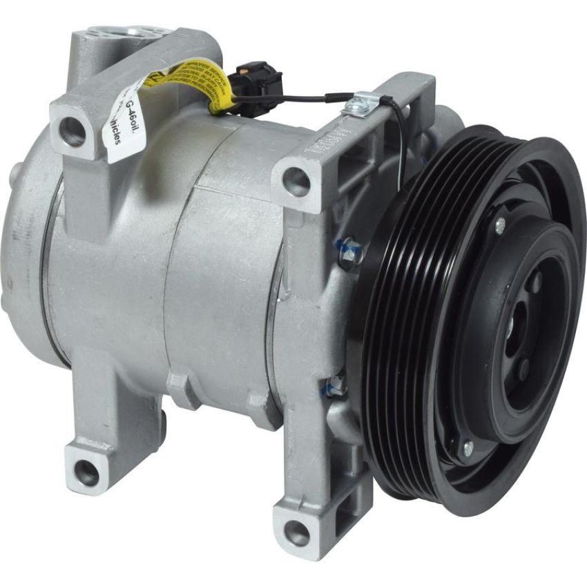 Universal Air Conditioning CO 10609JC A/C Compressor -- UAC DKV11G Compressor Assembly
