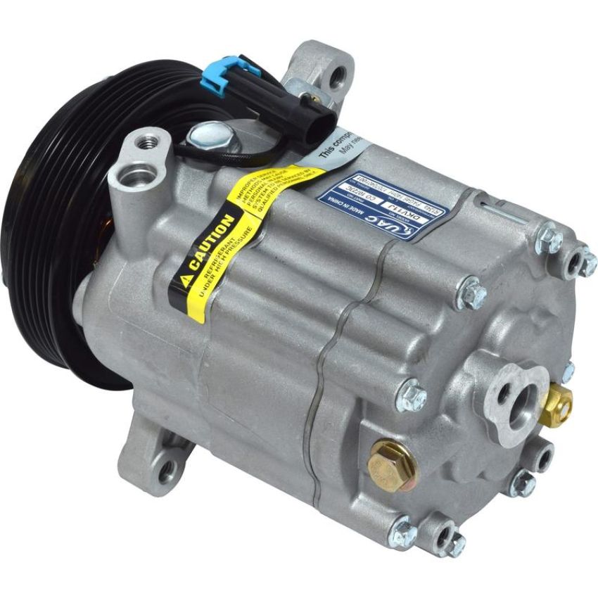 Universal Air Conditioning CO 10723C A/C Compressor -- UAC DCV14G Compressor Assembly