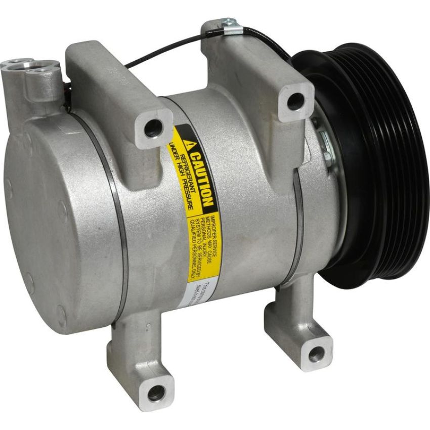 Universal Air Conditioning CO 10788C A/C Compressor -- UAC DKV14G Compressor Assembly
