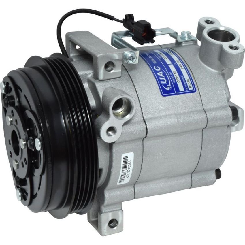 Universal Air Conditioning CO 10791C A/C Compressor -- UAC DKV14G Compressor Assembly