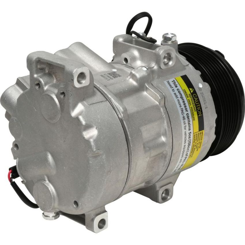 Universal Air Conditioning CO 10855C A/C Compressor -- UAC 6SBU16C Compressor Assembly