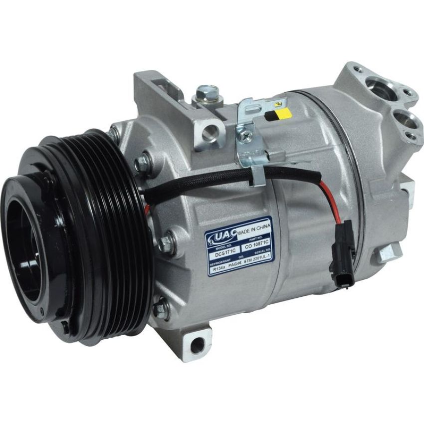 Universal Air Conditioning CO 10871C A/C Compressor -- UAC DCS171C Compressor Assembly