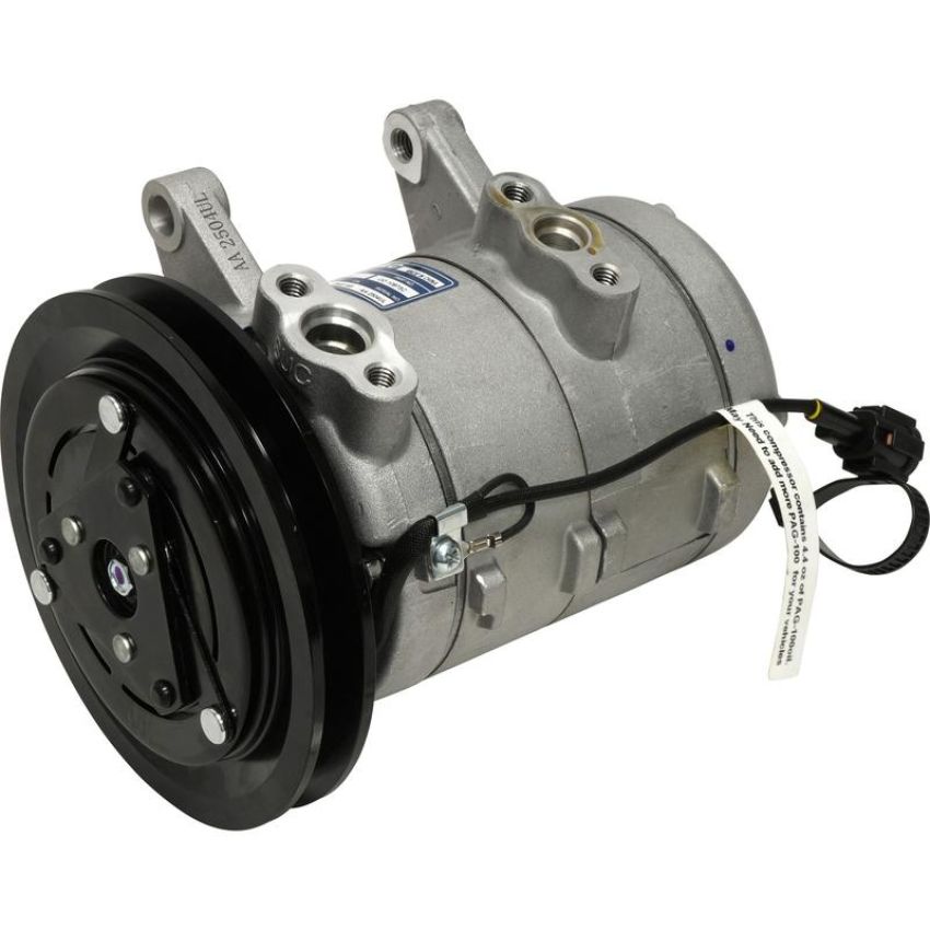 Universal Air Conditioning CO 10873C A/C Compressor -- UAC DKV14C Compressor Assembly