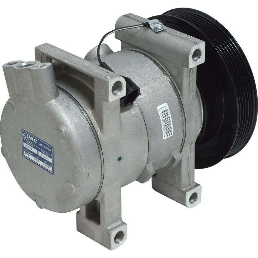 Universal Air Conditioning CO 10875C A/C Compressor -- UAC DKV14C Compressor Assembly