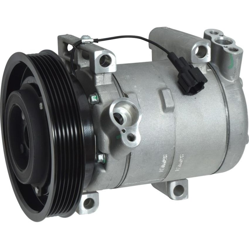 Universal Air Conditioning CO 10875C A/C Compressor -- UAC DKV14C Compressor Assembly