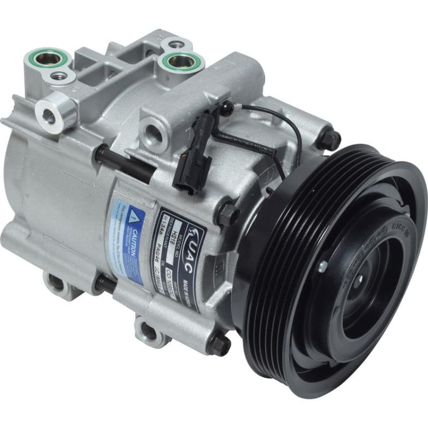 Universal Air Conditioning CO 10957C A/C Compressor -- UAC HS18 Compressor Assembly