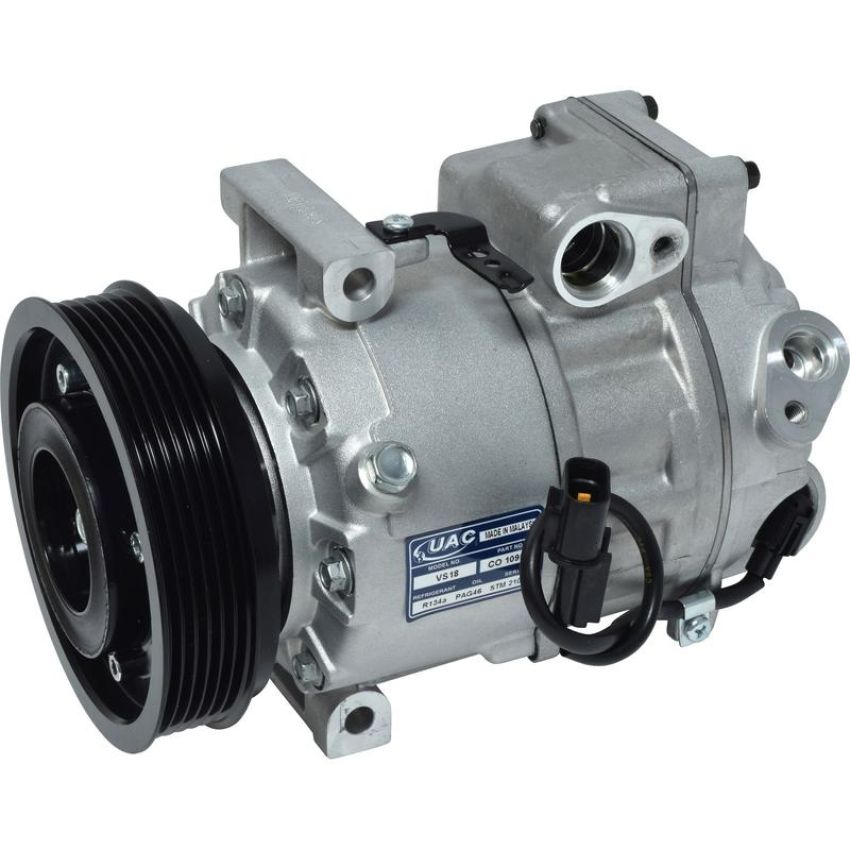 Universal Air Conditioning CO 10959C A/C Compressor -- UAC VS18 Compressor Assembly