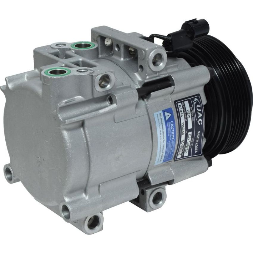 Universal Air Conditioning CO 10973C A/C Compressor -- UAC HS18 Compressor Assembly