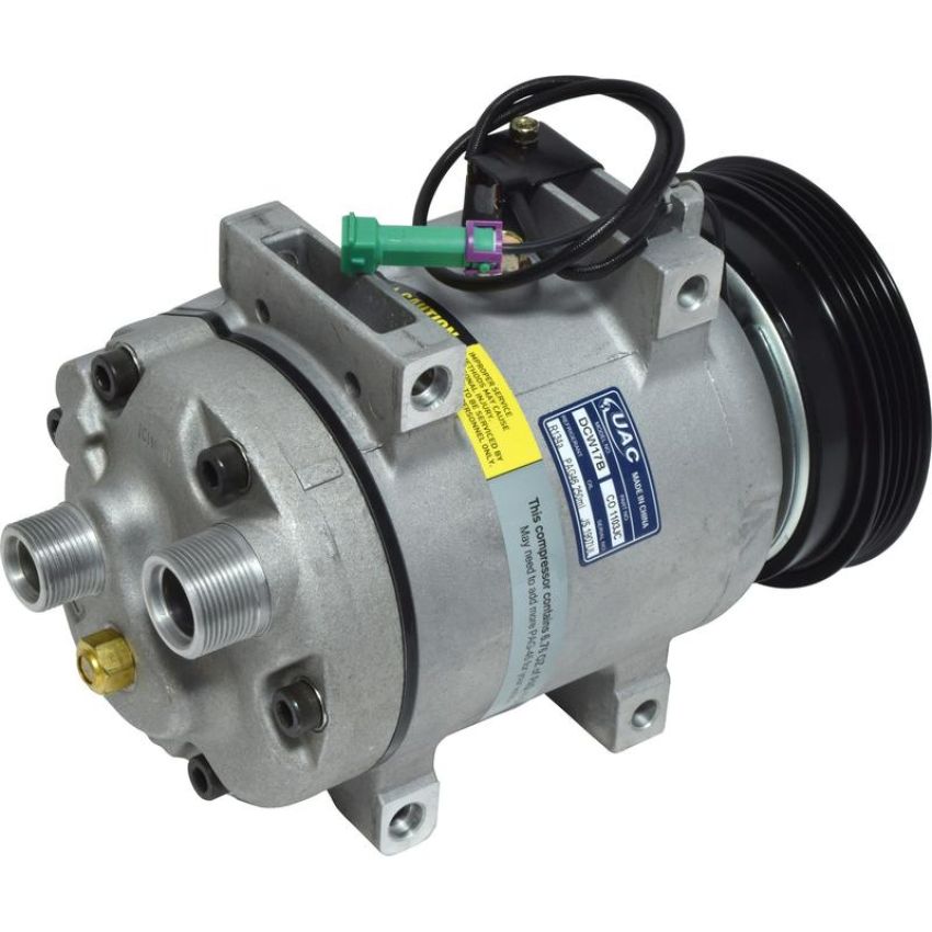 Universal Air Conditioning CO 1103JC A/C Compressor -- UAC DCW17D Compressor Assembly