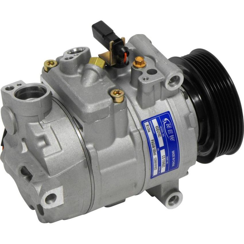 Universal Air Conditioning CO 11048JC A/C Compressor -- UAC 6SEU14C Compressor Assembly