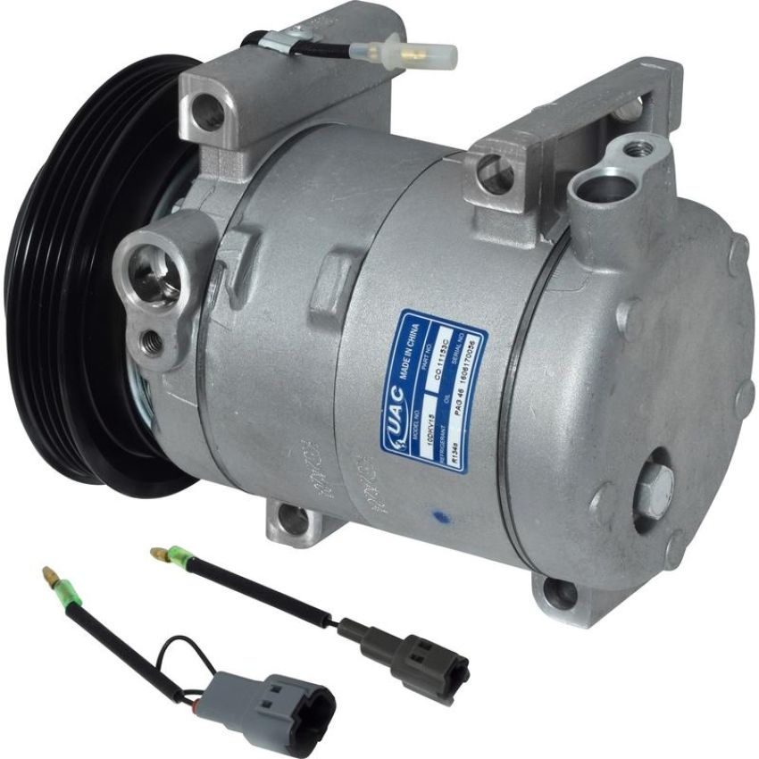 Universal Air Conditioning CO 11153C A/C Compressor -- UAC CR14 Compressor Assembly