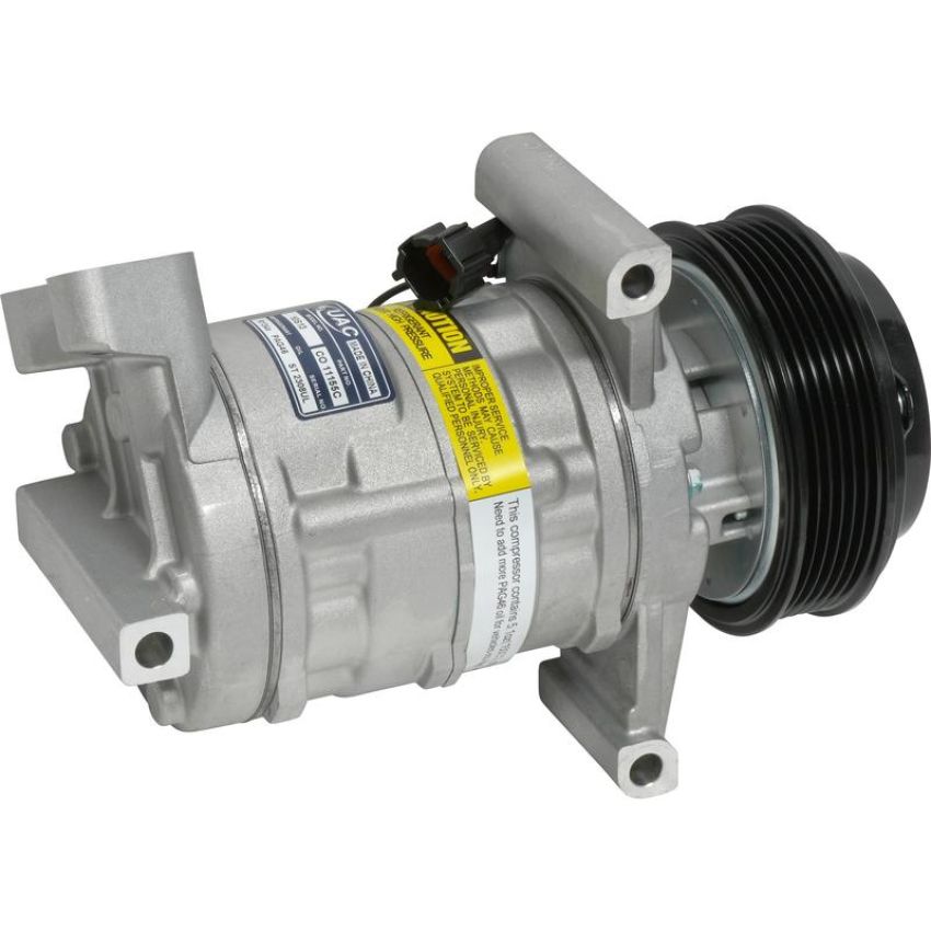 Universal Air Conditioning CO 11155C A/C Compressor -- UAC CR10 Compressor Assembly