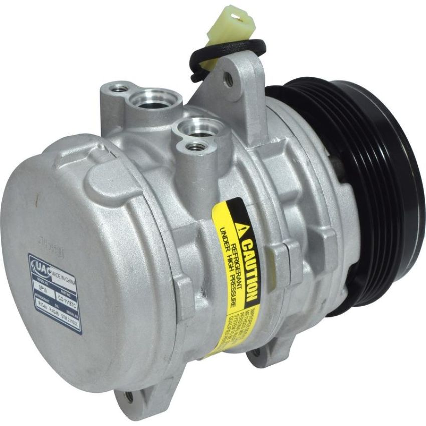 Universal Air Conditioning CO 11187C A/C Compressor -- UAC SP10 Compressor Assembly