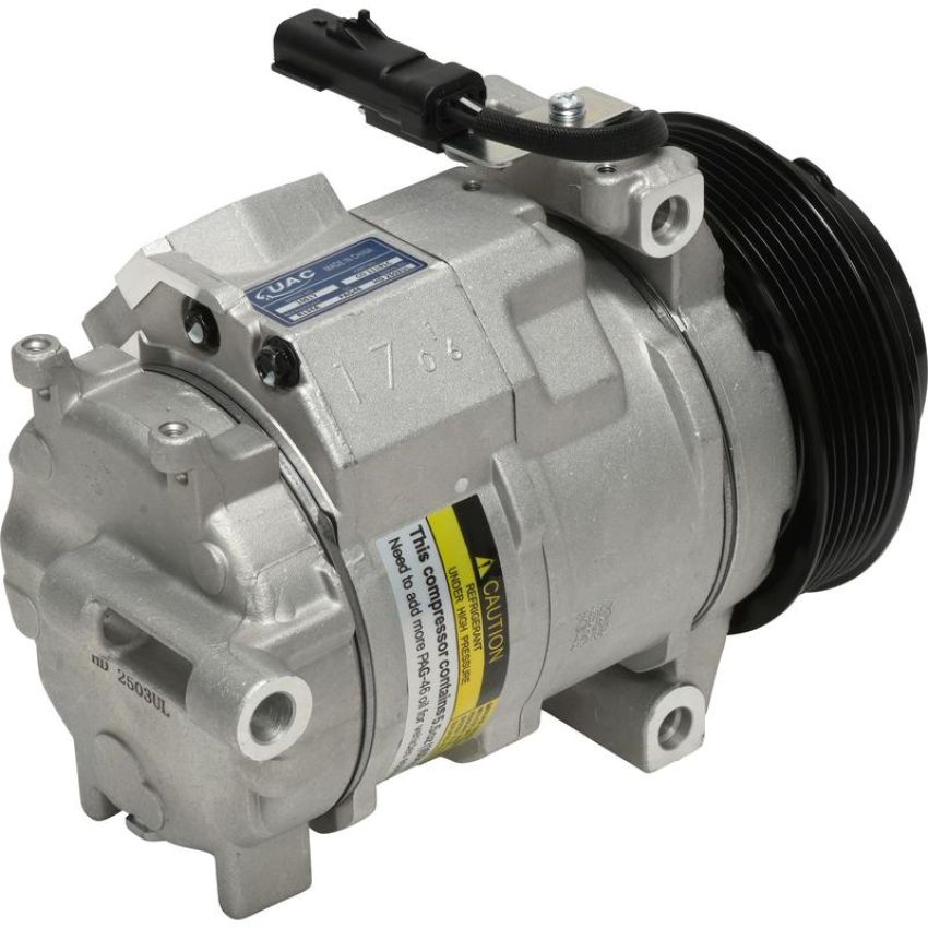 Universal Air Conditioning CO 11191C A/C Compressor -- UAC 10S17C Compressor Assembly