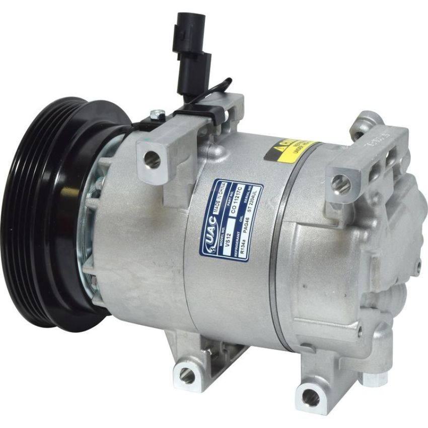 Universal Air Conditioning CO 11217C A/C Compressor -- UAC VS12 Compressor Assembly