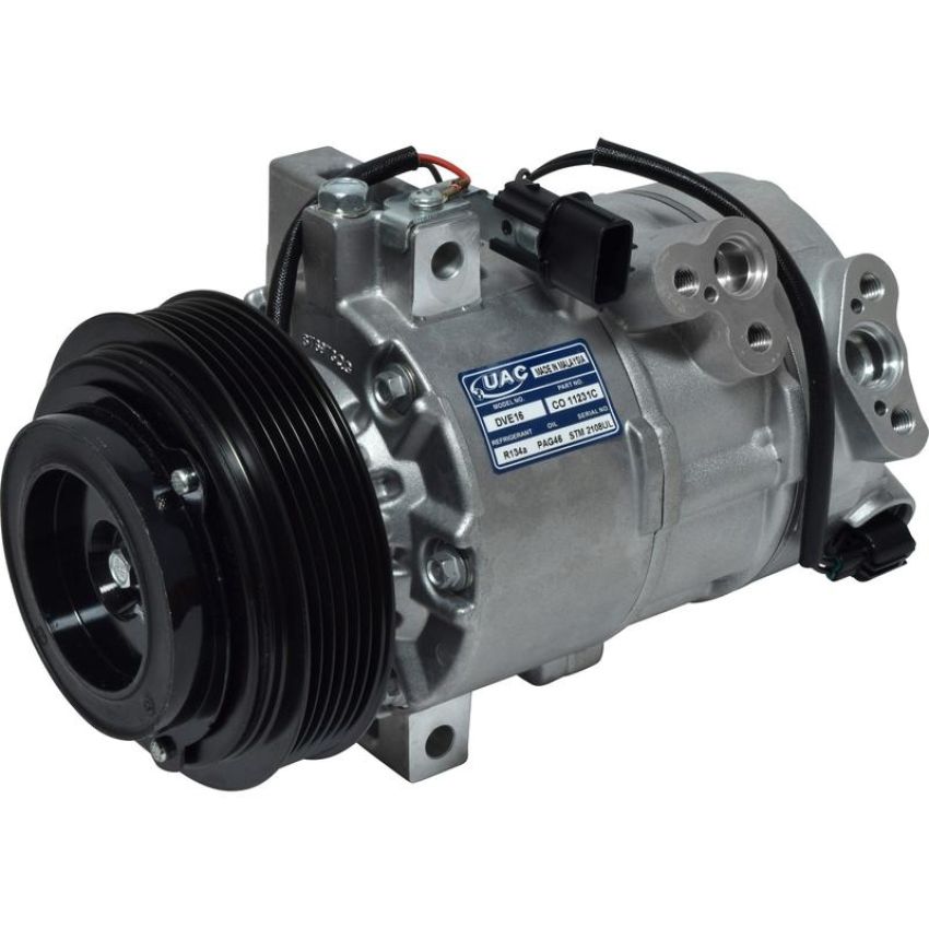Universal Air Conditioning CO 11231C A/C Compressor -- UAC DVE16 Compressor Assembly