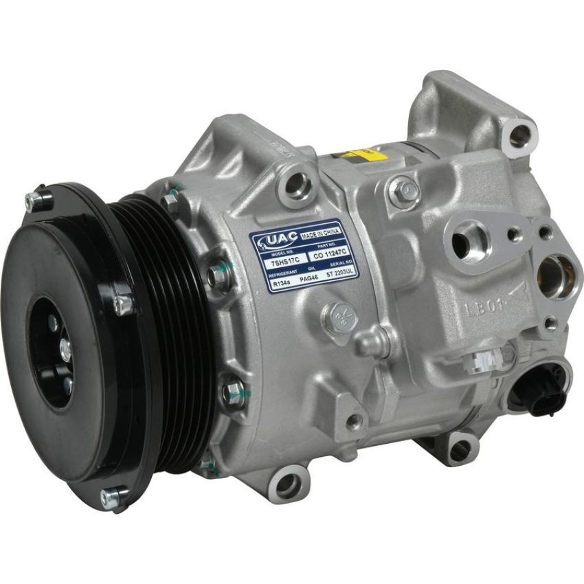 Universal Air Conditioning CO 11247C A/C Compressor -- UAC 7SHS17C Compressor Assembly