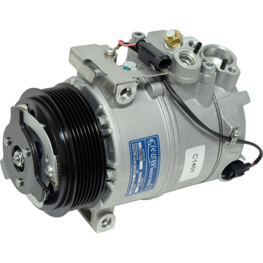 Universal Air Conditioning CO 11252C A/C Compressor -- UAC 6SEU16C Compressor Assembly