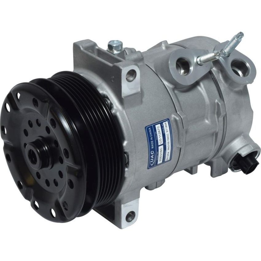 Universal Air Conditioning CO 11267C A/C Compressor -- UAC 6SEU16C Compressor Assembly
