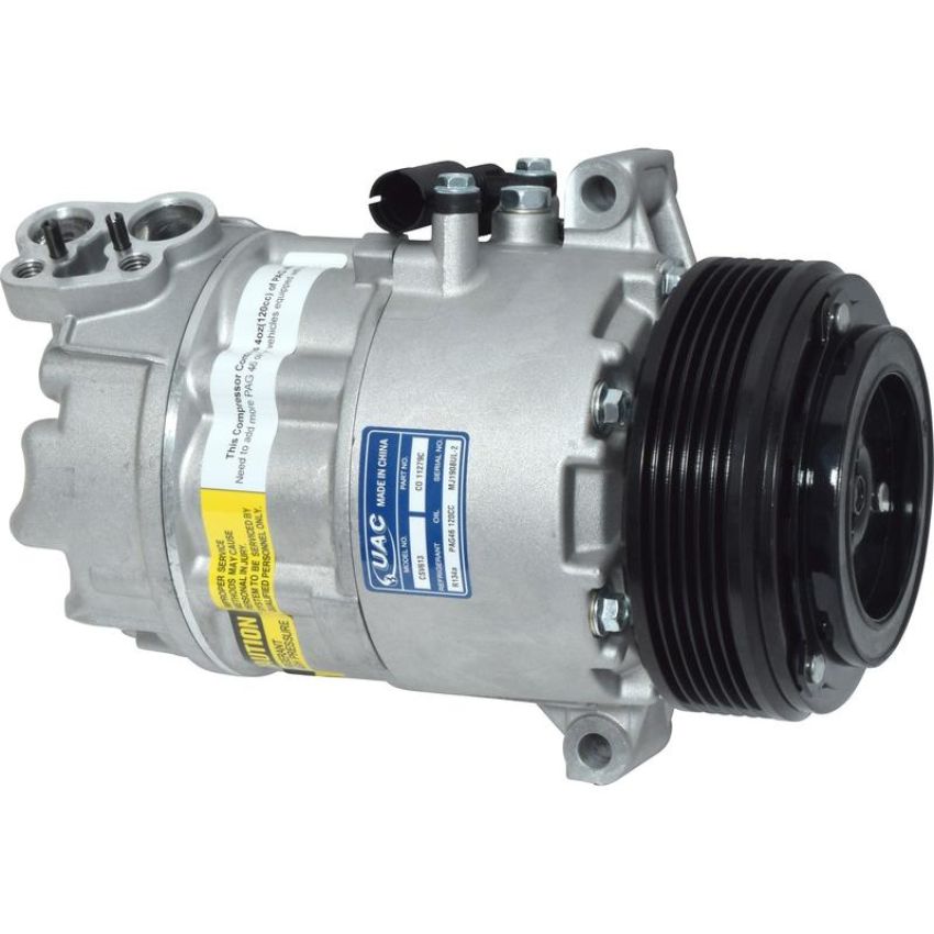 Universal Air Conditioning CO 11279C A/C Compressor -- UAC CSV613 Compressor Assembly