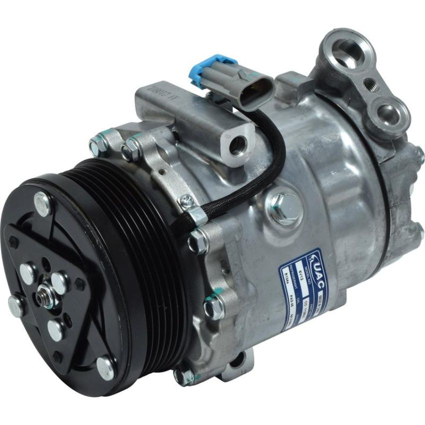 Universal Air Conditioning CO 11282C A/C Compressor -- UAC SD6V12 Compressor Assembly