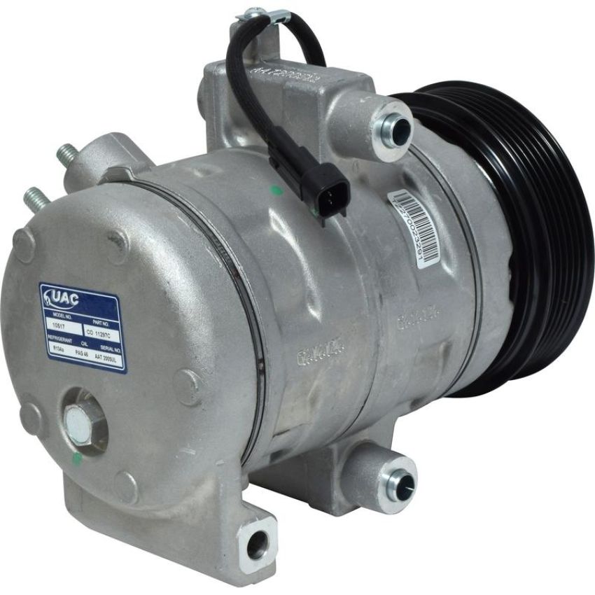 Universal Air Conditioning CO 11297C A/C Compressor -- UAC DKS17DS Compressor Assembly