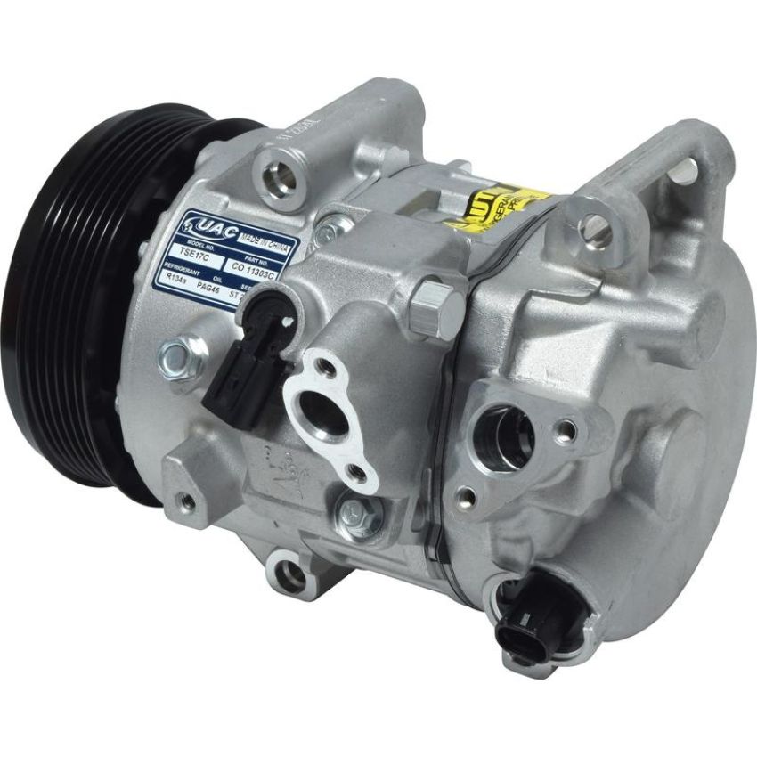 Universal Air Conditioning CO 11303C A/C Compressor -- UAC TSE17C Compressor Assembly