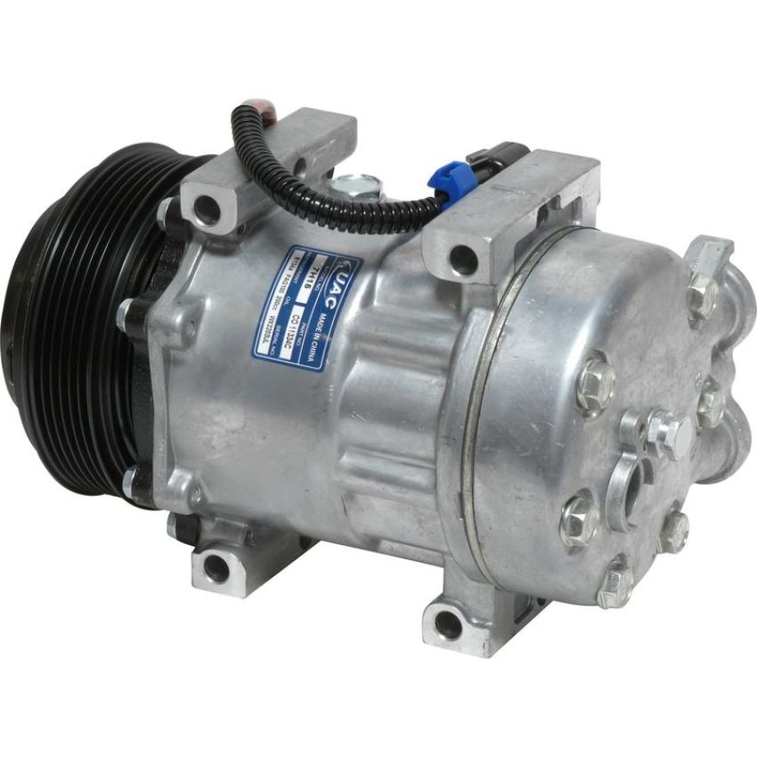 Universal Air Conditioning CO 11334C A/C Compressor -- UAC SD7H15HD Compressor Assembly