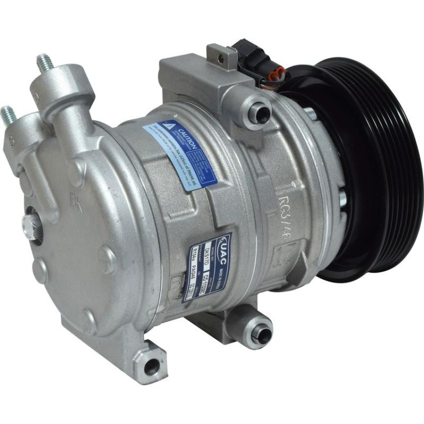 Universal Air Conditioning CO 11338C A/C Compressor -- UAC DKS17D Compressor Assembly