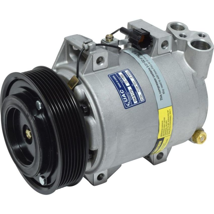 Universal Air Conditioning CO 11362C A/C Compressor -- UAC DKS17D Compressor Assembly