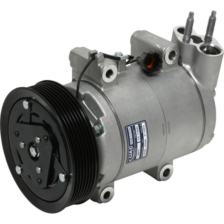 Universal Air Conditioning CO 11362C A/C Compressor -- UAC DKS17D Compressor Assembly