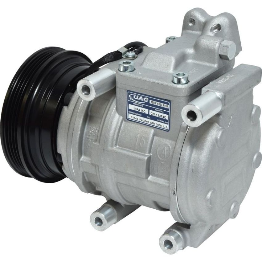 Universal Air Conditioning CO 11374C A/C Compressor -- UAC 10PA15C Compressor Assembly