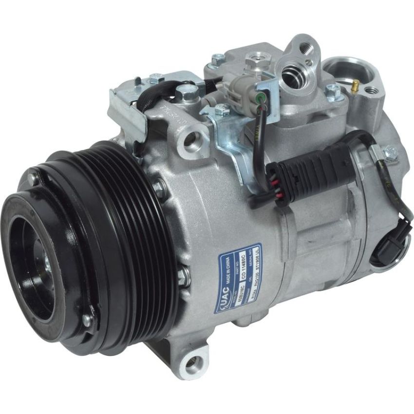 Universal Air Conditioning CO 11480C A/C Compressor -- UAC 6SBU16C Compressor Assembly