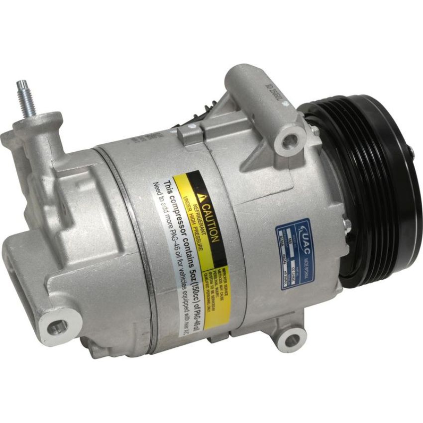 Universal Air Conditioning CO 11483C A/C Compressor -- UAC CVC Compressor Assembly