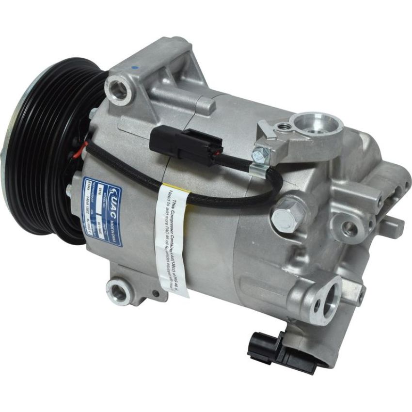 Universal Air Conditioning CO 11493C A/C Compressor -- UAC VS16 Compressor Assembly