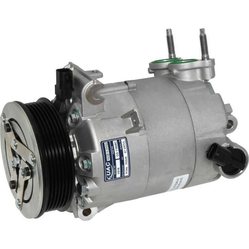 Universal Air Conditioning CO 11509C A/C Compressor -- UAC VS16 Compressor Assembly