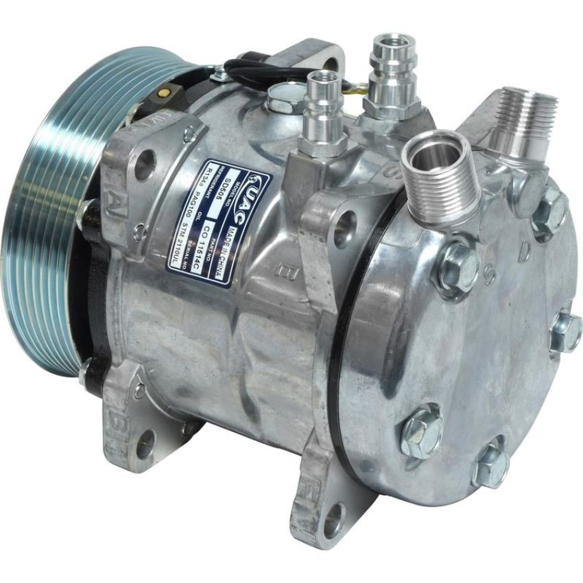 Universal Air Conditioning CO 11514C A/C Compressor -- UAC SD505 Compressor Assembly