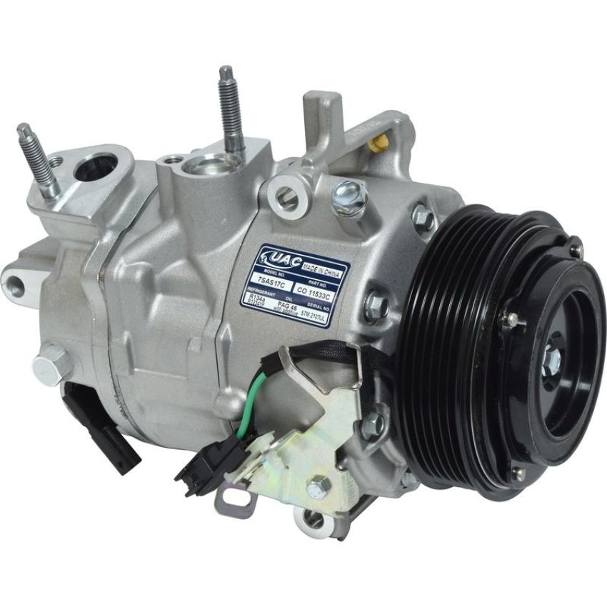 Universal Air Conditioning CO 11533C A/C Compressor -- UAC 7SAS17C Compressor Assembly