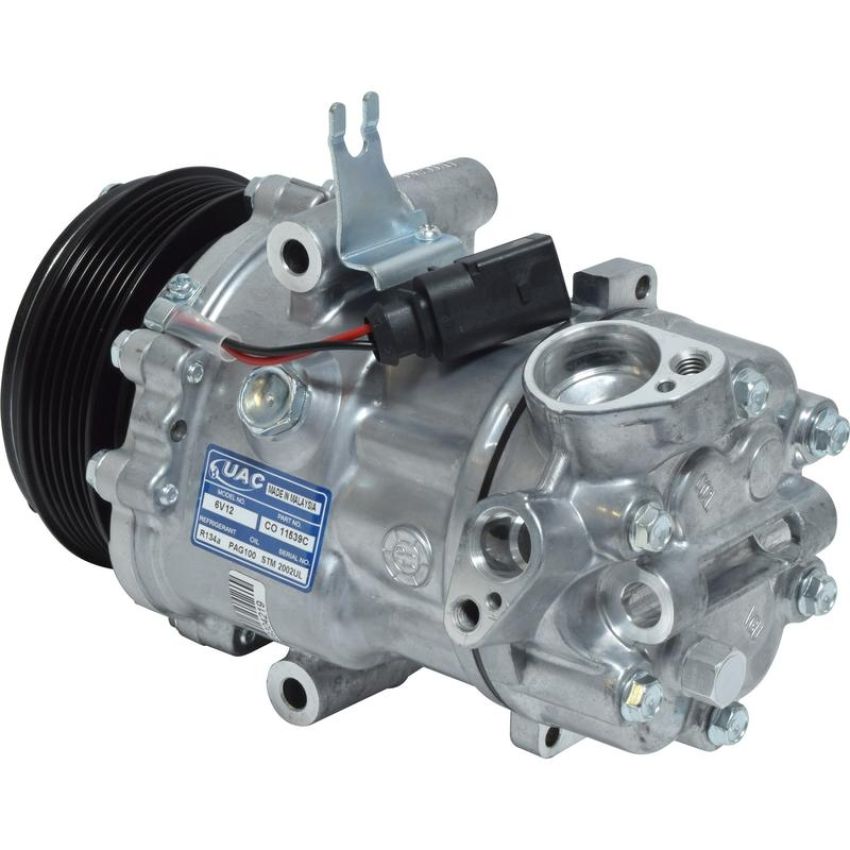Universal Air Conditioning CO 11539C A/C Compressor -- UAC SD6V12 Compressor Assembly
