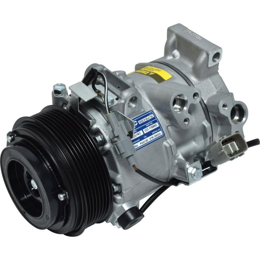 Universal Air Conditioning CO 11584C A/C Compressor -- UAC 6SBU16C Compressor Assembly