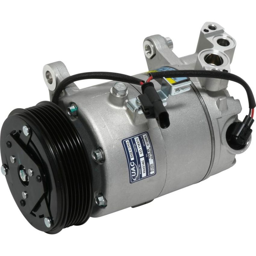 Universal Air Conditioning CO 11637C A/C Compressor -- OE 6SAS14C Compressor Assembly