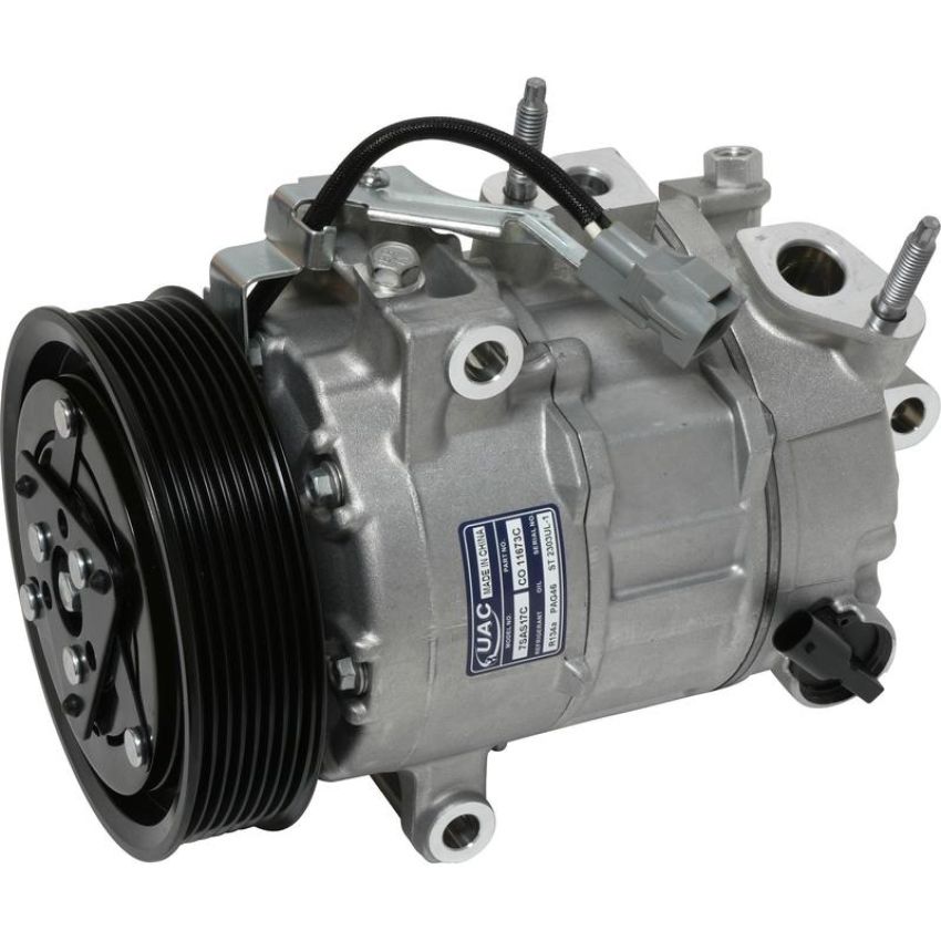 Universal Air Conditioning CO 11673C A/C Compressor -- 7SAS17C Compressor Assembly