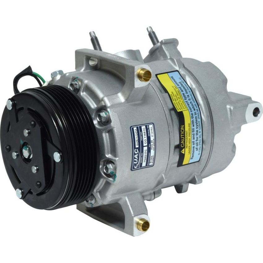 Universal Air Conditioning CO 11691C A/C Compressor -- 7SAS17C Compressor Assembly