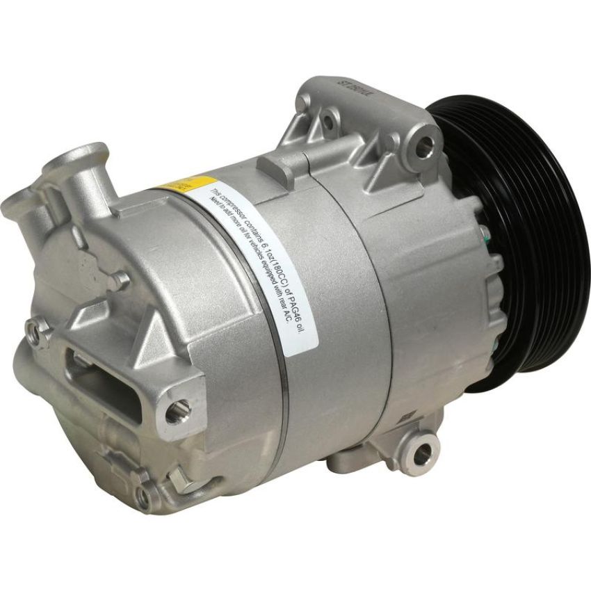 Universal Air Conditioning CO 11737C A/C Compressor -- UAC CVC Compressor Assembly